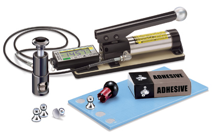 Pull-off adhesion tester