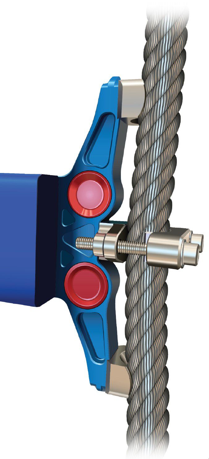 Permanent op een kabel geïnstalleerde BOLT spanningsmeter